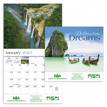 Destination Dreams Appointment Wall Calendar - Stapled